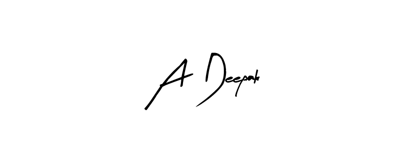 Make a beautiful signature design for name A Deepak. Use this online signature maker to create a handwritten signature for free. A Deepak signature style 8 images and pictures png