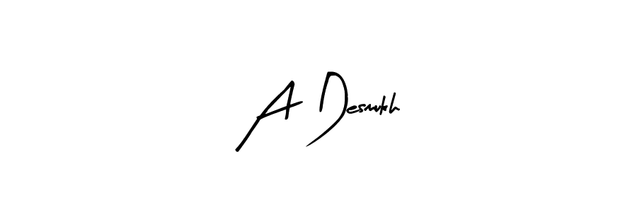 This is the best signature style for the A Desmukh name. Also you like these signature font (Arty Signature). Mix name signature. A Desmukh signature style 8 images and pictures png