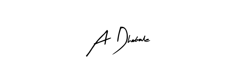 It looks lik you need a new signature style for name A Dhobale. Design unique handwritten (Arty Signature) signature with our free signature maker in just a few clicks. A Dhobale signature style 8 images and pictures png