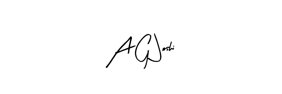 Best and Professional Signature Style for A G Joshi. Arty Signature Best Signature Style Collection. A G Joshi signature style 8 images and pictures png