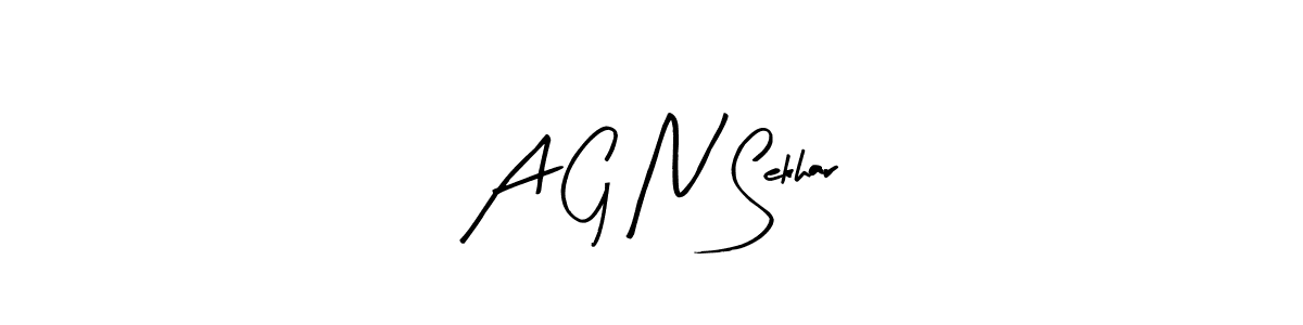 Best and Professional Signature Style for A G N Sekhar. Arty Signature Best Signature Style Collection. A G N Sekhar signature style 8 images and pictures png