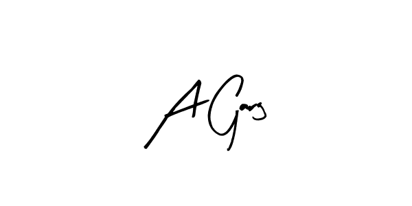 How to Draw A Garg signature style? Arty Signature is a latest design signature styles for name A Garg. A Garg signature style 8 images and pictures png