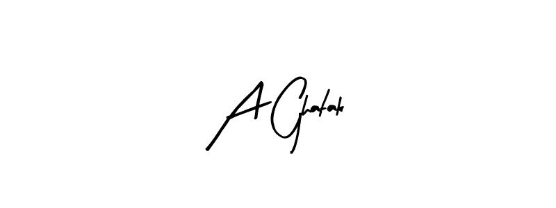 Design your own signature with our free online signature maker. With this signature software, you can create a handwritten (Arty Signature) signature for name A Ghatak. A Ghatak signature style 8 images and pictures png