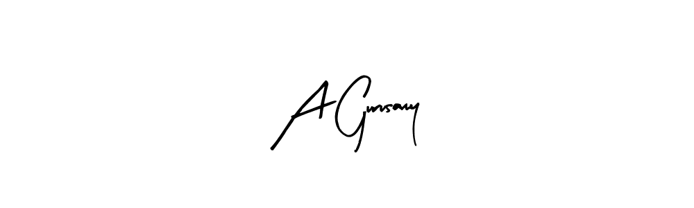 if you are searching for the best signature style for your name A Gurusamy. so please give up your signature search. here we have designed multiple signature styles  using Arty Signature. A Gurusamy signature style 8 images and pictures png