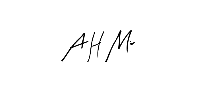 How to Draw A H Mir signature style? Arty Signature is a latest design signature styles for name A H Mir. A H Mir signature style 8 images and pictures png