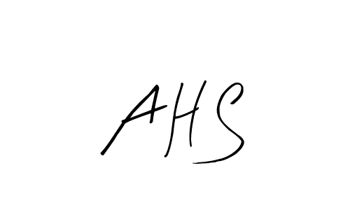 Make a beautiful signature design for name A H S. Use this online signature maker to create a handwritten signature for free. A H S signature style 8 images and pictures png