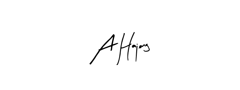 Best and Professional Signature Style for A Hajong. Arty Signature Best Signature Style Collection. A Hajong signature style 8 images and pictures png