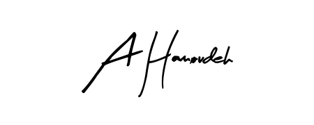 Best and Professional Signature Style for A Hamoudeh. Arty Signature Best Signature Style Collection. A Hamoudeh signature style 8 images and pictures png