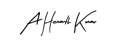 Arty Signature is a professional signature style that is perfect for those who want to add a touch of class to their signature. Get A Hemanth Kumar name fancy signature for free. A Hemanth Kumar signature style 8 images and pictures png
