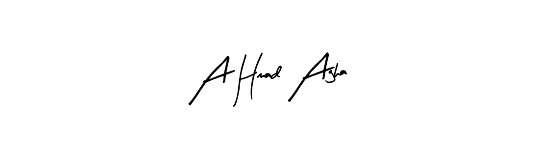 It looks lik you need a new signature style for name A Hmad Agha. Design unique handwritten (Arty Signature) signature with our free signature maker in just a few clicks. A Hmad Agha signature style 8 images and pictures png