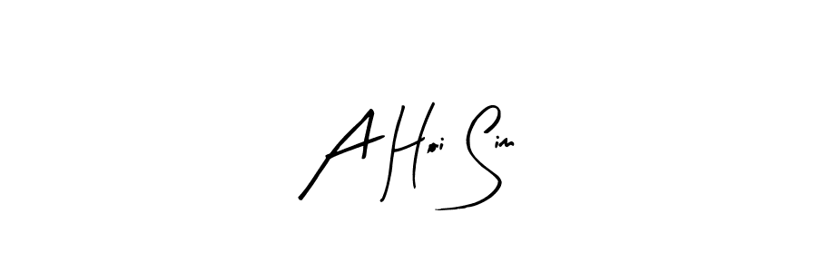 This is the best signature style for the A Hoi Sim name. Also you like these signature font (Arty Signature). Mix name signature. A Hoi Sim signature style 8 images and pictures png