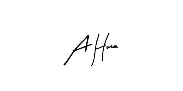 How to make A Huma signature? Arty Signature is a professional autograph style. Create handwritten signature for A Huma name. A Huma signature style 8 images and pictures png