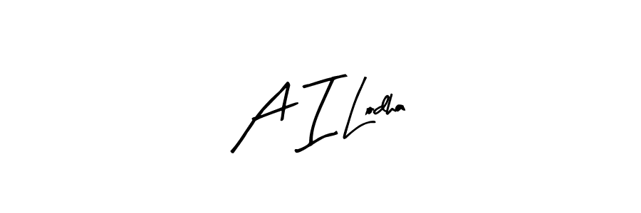 Make a beautiful signature design for name A I Lodha. Use this online signature maker to create a handwritten signature for free. A I Lodha signature style 8 images and pictures png