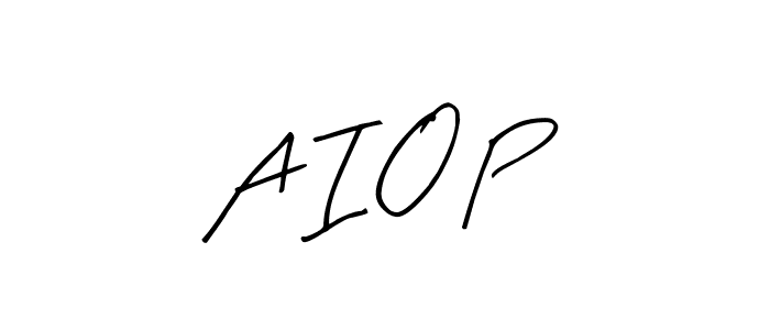 How to make A I O P signature? Arty Signature is a professional autograph style. Create handwritten signature for A I O P name. A I O P signature style 8 images and pictures png