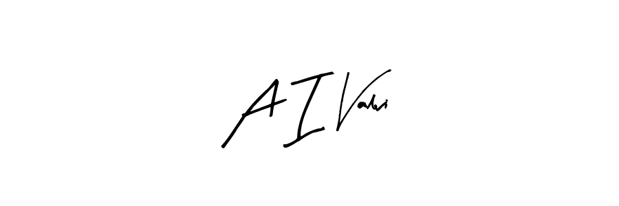 Create a beautiful signature design for name A I Valvi. With this signature (Arty Signature) fonts, you can make a handwritten signature for free. A I Valvi signature style 8 images and pictures png