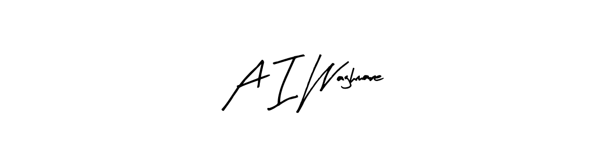 How to Draw A I Waghmare signature style? Arty Signature is a latest design signature styles for name A I Waghmare. A I Waghmare signature style 8 images and pictures png