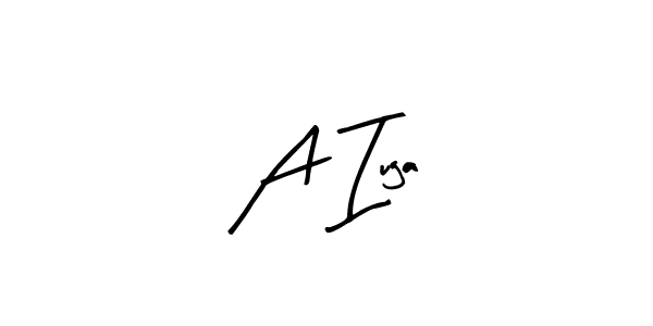 You should practise on your own different ways (Arty Signature) to write your name (A Iuga) in signature. don't let someone else do it for you. A Iuga signature style 8 images and pictures png