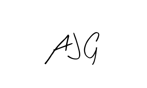 Design your own signature with our free online signature maker. With this signature software, you can create a handwritten (Arty Signature) signature for name A J G. A J G signature style 8 images and pictures png