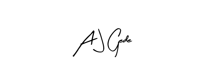 Make a short A J Gede signature style. Manage your documents anywhere anytime using Arty Signature. Create and add eSignatures, submit forms, share and send files easily. A J Gede signature style 8 images and pictures png