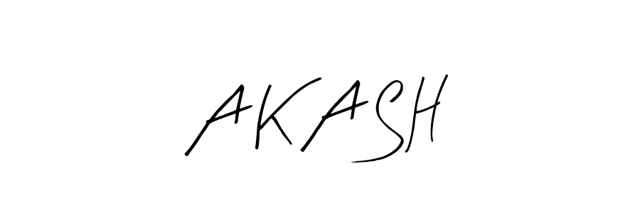 Similarly Arty Signature is the best handwritten signature design. Signature creator online .You can use it as an online autograph creator for name A K A S H. A K A S H signature style 8 images and pictures png