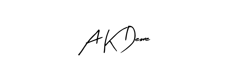 How to make A K Deore name signature. Use Arty Signature style for creating short signs online. This is the latest handwritten sign. A K Deore signature style 8 images and pictures png