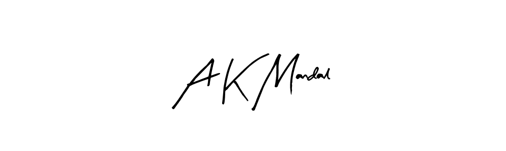Also You can easily find your signature by using the search form. We will create A K Mandal name handwritten signature images for you free of cost using Arty Signature sign style. A K Mandal signature style 8 images and pictures png