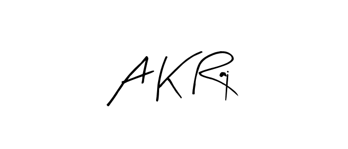 How to make A K Raj name signature. Use Arty Signature style for creating short signs online. This is the latest handwritten sign. A K Raj signature style 8 images and pictures png