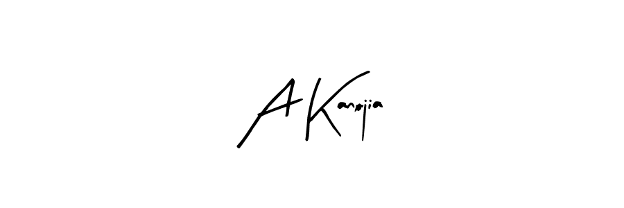 The best way (Arty Signature) to make a short signature is to pick only two or three words in your name. The name A Kanojia include a total of six letters. For converting this name. A Kanojia signature style 8 images and pictures png