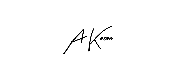 if you are searching for the best signature style for your name A Kasam. so please give up your signature search. here we have designed multiple signature styles  using Arty Signature. A Kasam signature style 8 images and pictures png