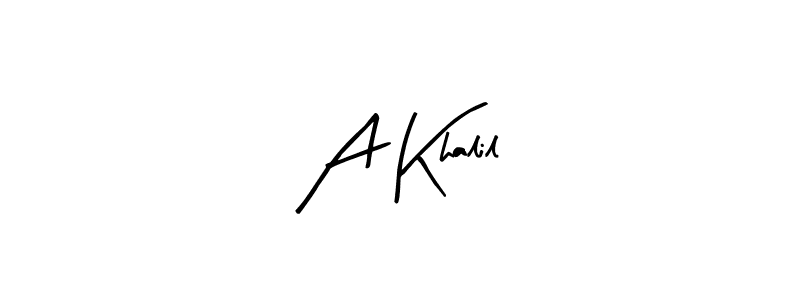 Also You can easily find your signature by using the search form. We will create A Khalil name handwritten signature images for you free of cost using Arty Signature sign style. A Khalil signature style 8 images and pictures png