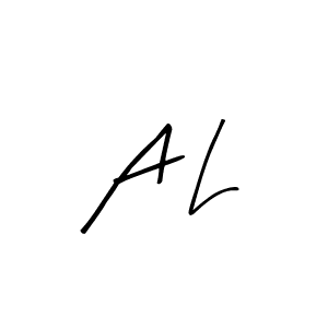 The best way (Arty Signature) to make a short signature is to pick only two or three words in your name. The name A L include a total of six letters. For converting this name. A L signature style 8 images and pictures png