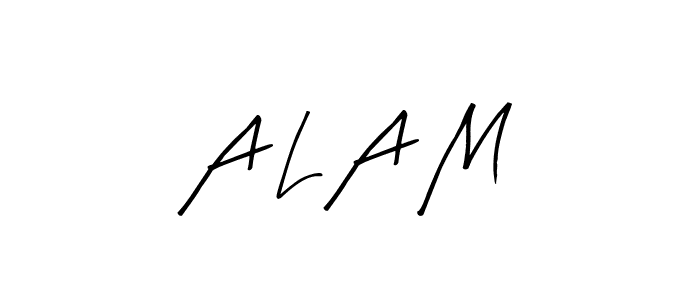 How to make A L A M signature? Arty Signature is a professional autograph style. Create handwritten signature for A L A M name. A L A M signature style 8 images and pictures png
