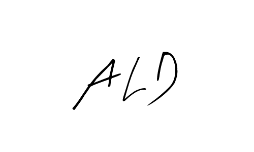 How to make A L D name signature. Use Arty Signature style for creating short signs online. This is the latest handwritten sign. A L D signature style 8 images and pictures png