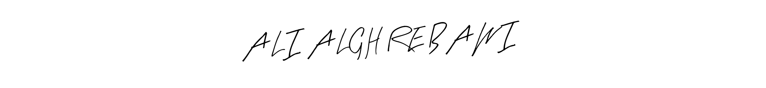 You can use this online signature creator to create a handwritten signature for the name A L I  A L G H R E B A W I. This is the best online autograph maker. A L I  A L G H R E B A W I signature style 8 images and pictures png