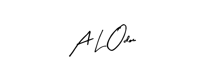 if you are searching for the best signature style for your name A L Odom. so please give up your signature search. here we have designed multiple signature styles  using Arty Signature. A L Odom signature style 8 images and pictures png