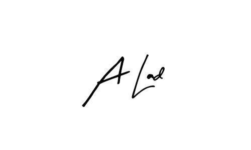 Use a signature maker to create a handwritten signature online. With this signature software, you can design (Arty Signature) your own signature for name A Lad. A Lad signature style 8 images and pictures png