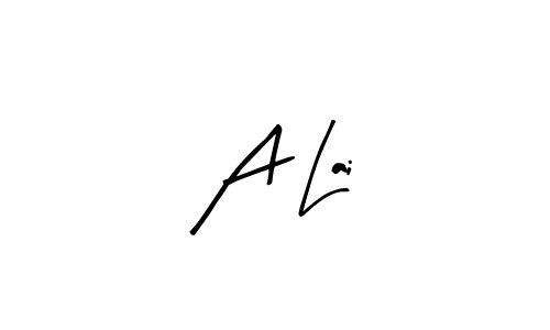 Create a beautiful signature design for name A Lai. With this signature (Arty Signature) fonts, you can make a handwritten signature for free. A Lai signature style 8 images and pictures png