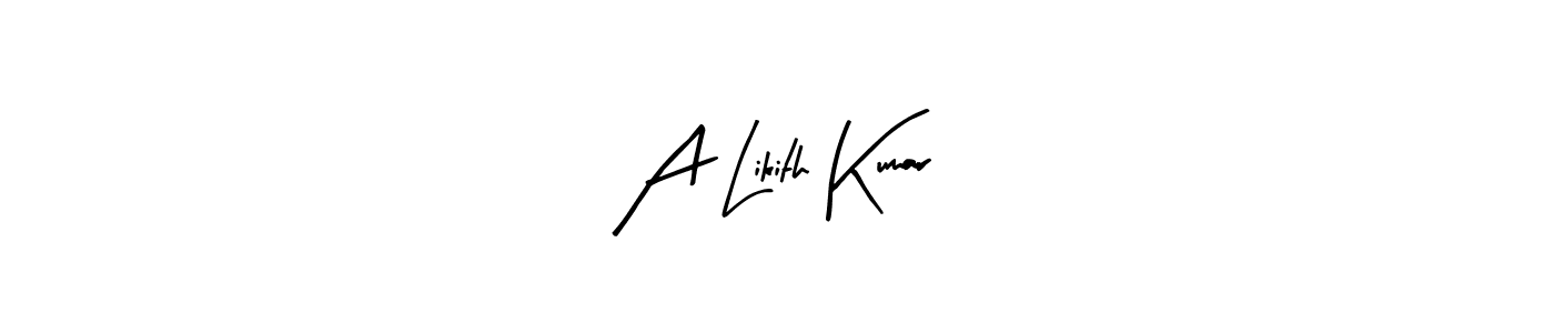 It looks lik you need a new signature style for name A Likith Kumar. Design unique handwritten (Arty Signature) signature with our free signature maker in just a few clicks. A Likith Kumar signature style 8 images and pictures png