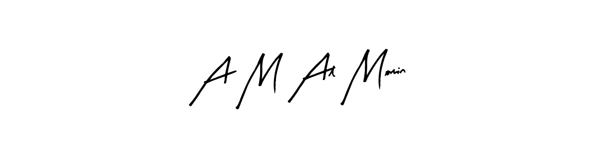 This is the best signature style for the A M Al Momin name. Also you like these signature font (Arty Signature). Mix name signature. A M Al Momin signature style 8 images and pictures png