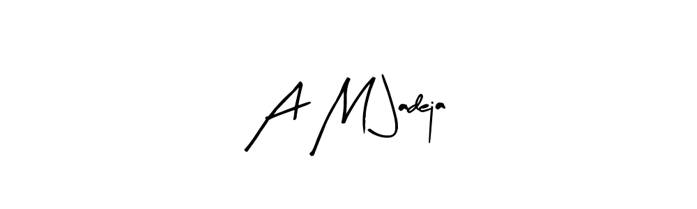 How to Draw A M Jadeja signature style? Arty Signature is a latest design signature styles for name A M Jadeja. A M Jadeja signature style 8 images and pictures png