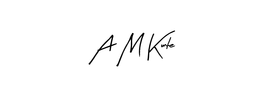 Use a signature maker to create a handwritten signature online. With this signature software, you can design (Arty Signature) your own signature for name A M Kunte. A M Kunte signature style 8 images and pictures png