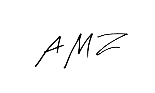 Also You can easily find your signature by using the search form. We will create A M Z name handwritten signature images for you free of cost using Arty Signature sign style. A M Z signature style 8 images and pictures png