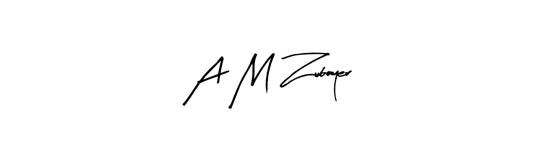 Here are the top 10 professional signature styles for the name A M Zubayer. These are the best autograph styles you can use for your name. A M Zubayer signature style 8 images and pictures png