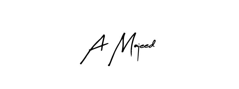 Also You can easily find your signature by using the search form. We will create A Majeed name handwritten signature images for you free of cost using Arty Signature sign style. A Majeed signature style 8 images and pictures png