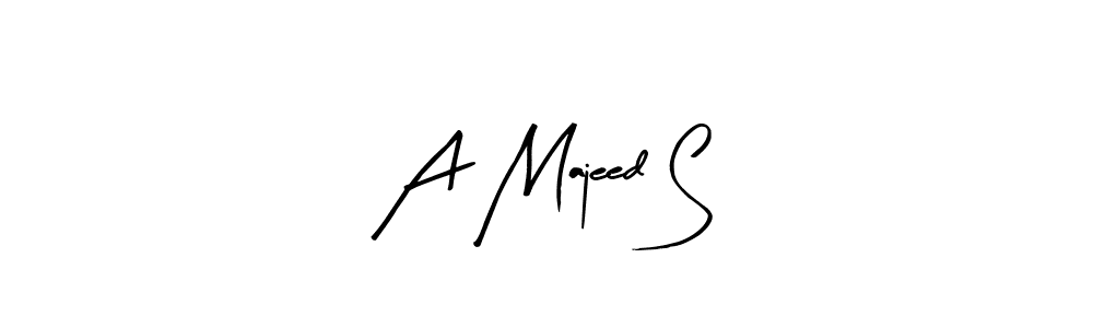 if you are searching for the best signature style for your name A Majeed S. so please give up your signature search. here we have designed multiple signature styles  using Arty Signature. A Majeed S signature style 8 images and pictures png