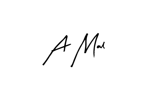 Make a beautiful signature design for name A Mal. With this signature (Arty Signature) style, you can create a handwritten signature for free. A Mal signature style 8 images and pictures png