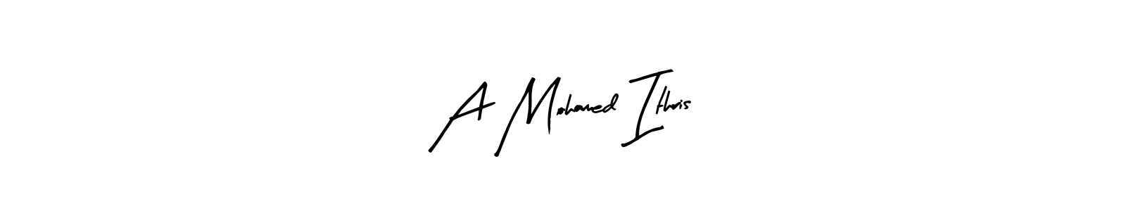 Make a beautiful signature design for name A Mohamed Ithris. With this signature (Arty Signature) style, you can create a handwritten signature for free. A Mohamed Ithris signature style 8 images and pictures png