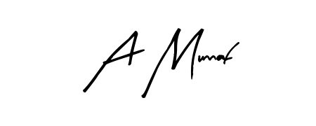 Discover the perfect balance of readability and style for A Munnaf with Arty Signature font. Create your dream signature today. A Munnaf signature style 8 images and pictures png