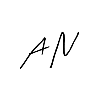 Best and Professional Signature Style for A N. Arty Signature Best Signature Style Collection. A N signature style 8 images and pictures png