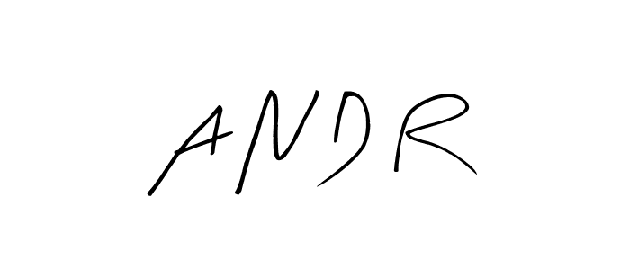 You should practise on your own different ways (Arty Signature) to write your name (A N D R) in signature. don't let someone else do it for you. A N D R signature style 8 images and pictures png